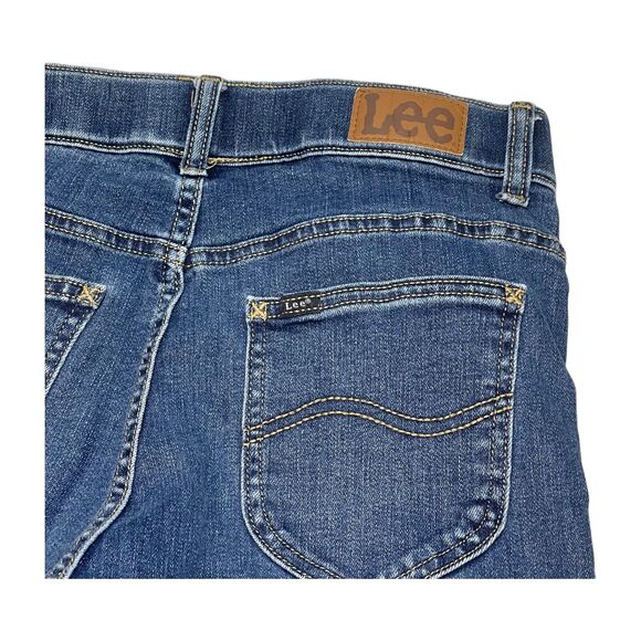 Lee Skinny Jeans Women's 10M Blue Denim Stretch 5-Pockets Slim Fit High Rise - Picture 3 of 8